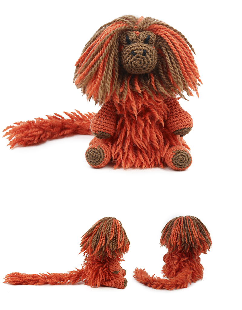 toft ed's animal balthazar the golden lion tamarin amigurumi crochet